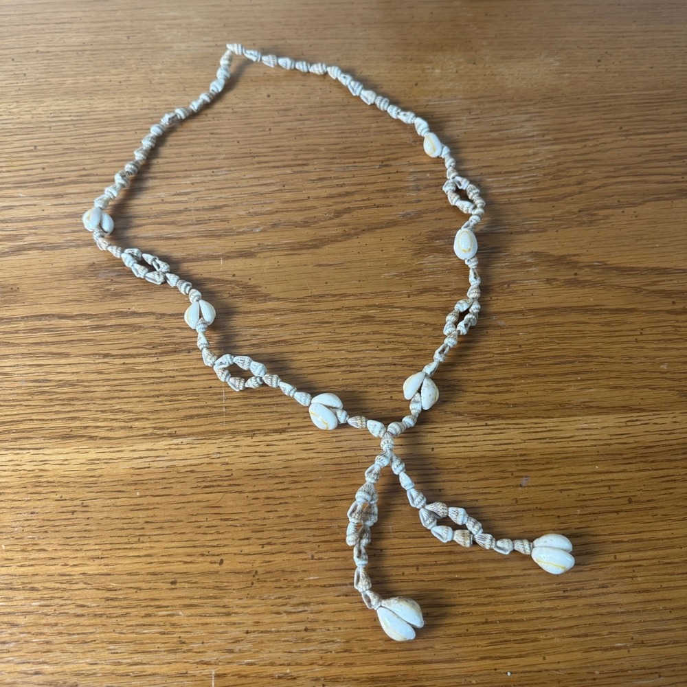 Boho Puka‎ Seashell Sea Shell Necklace Dangle Pendant Beach Vacation Souvenir